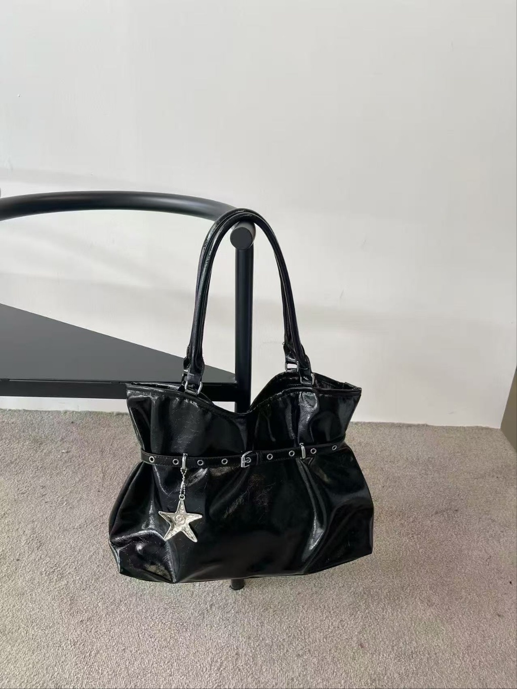 レザー調ベルトショルダーバッグキーリングセット | 詳細画像18