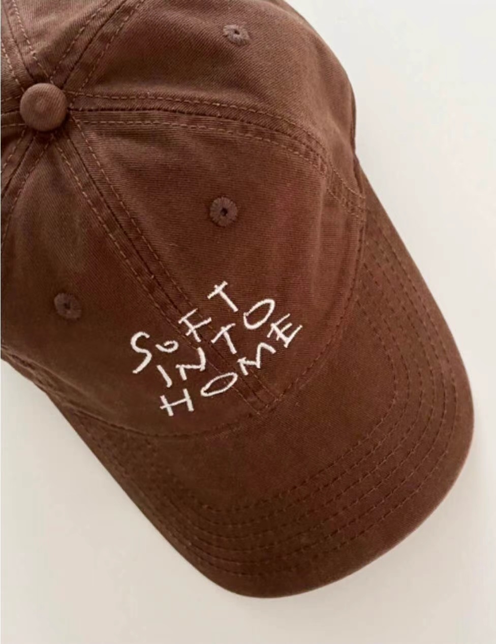 コットンレタリング刺繍キャップ | 詳細画像3