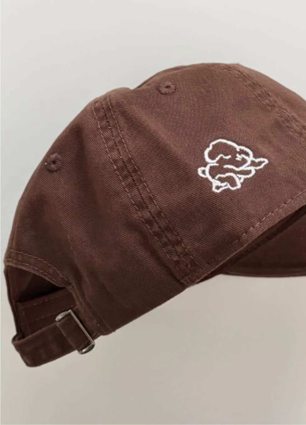 コットンレタリング刺繍キャップ | 詳細画像4