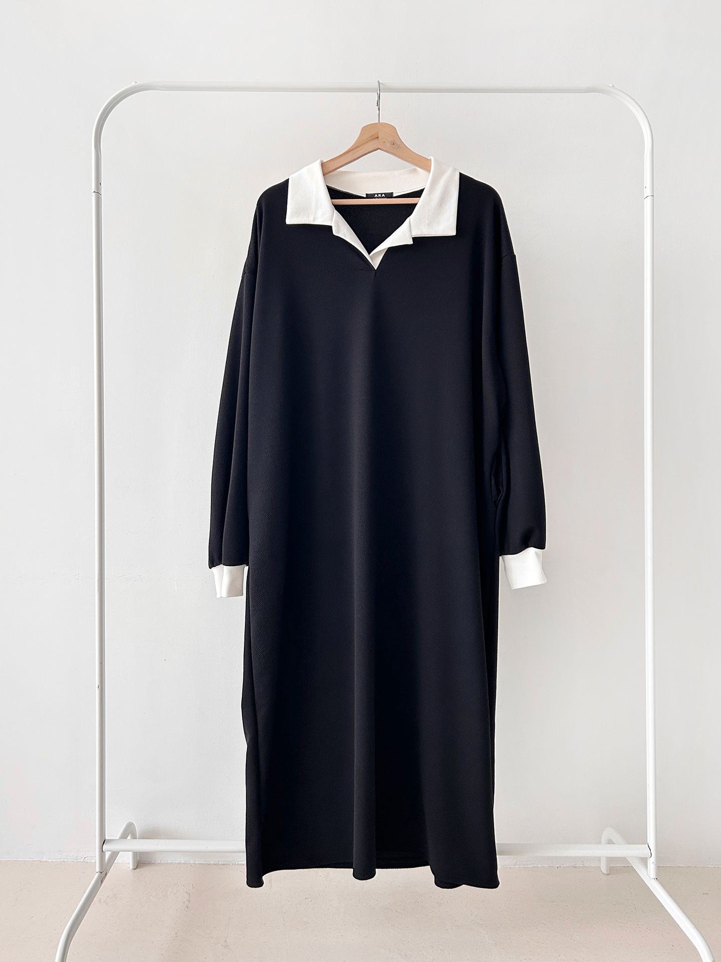 カラーポケット長袖配色ワンピース | 詳細画像28