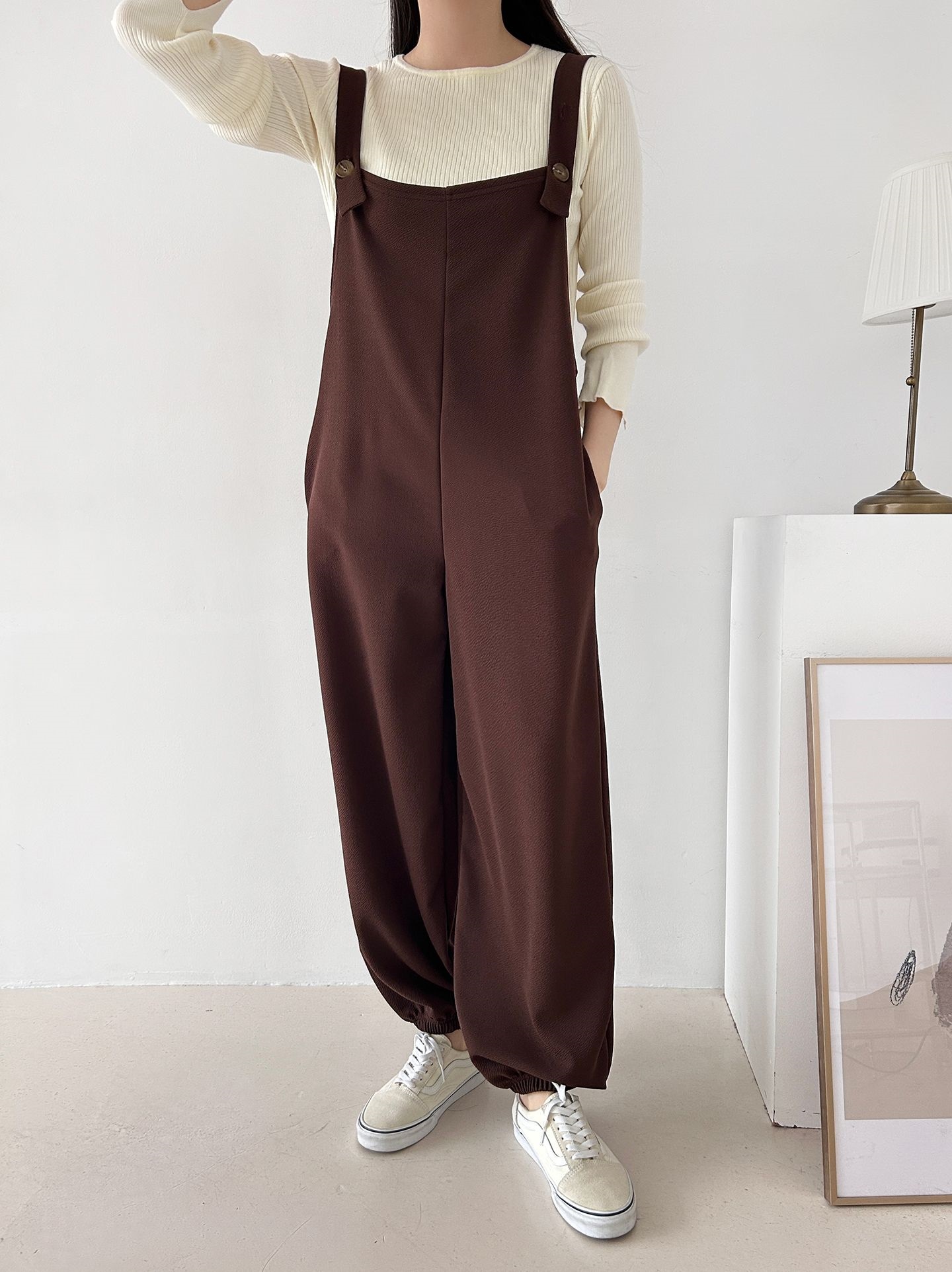 ボタンポケットジョガーオールインワン | 詳細画像8