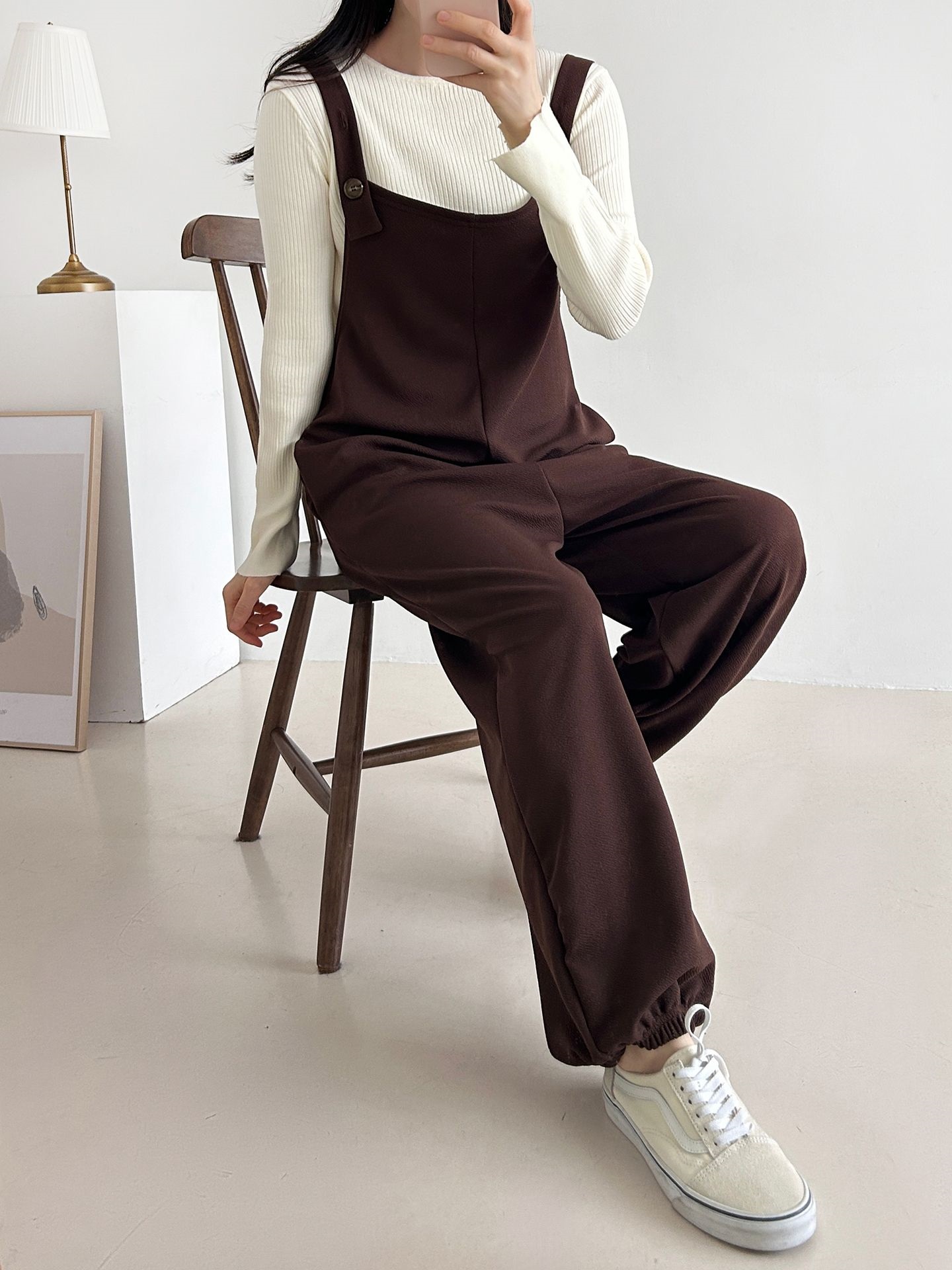 ボタンポケットジョガーオールインワン | 詳細画像12