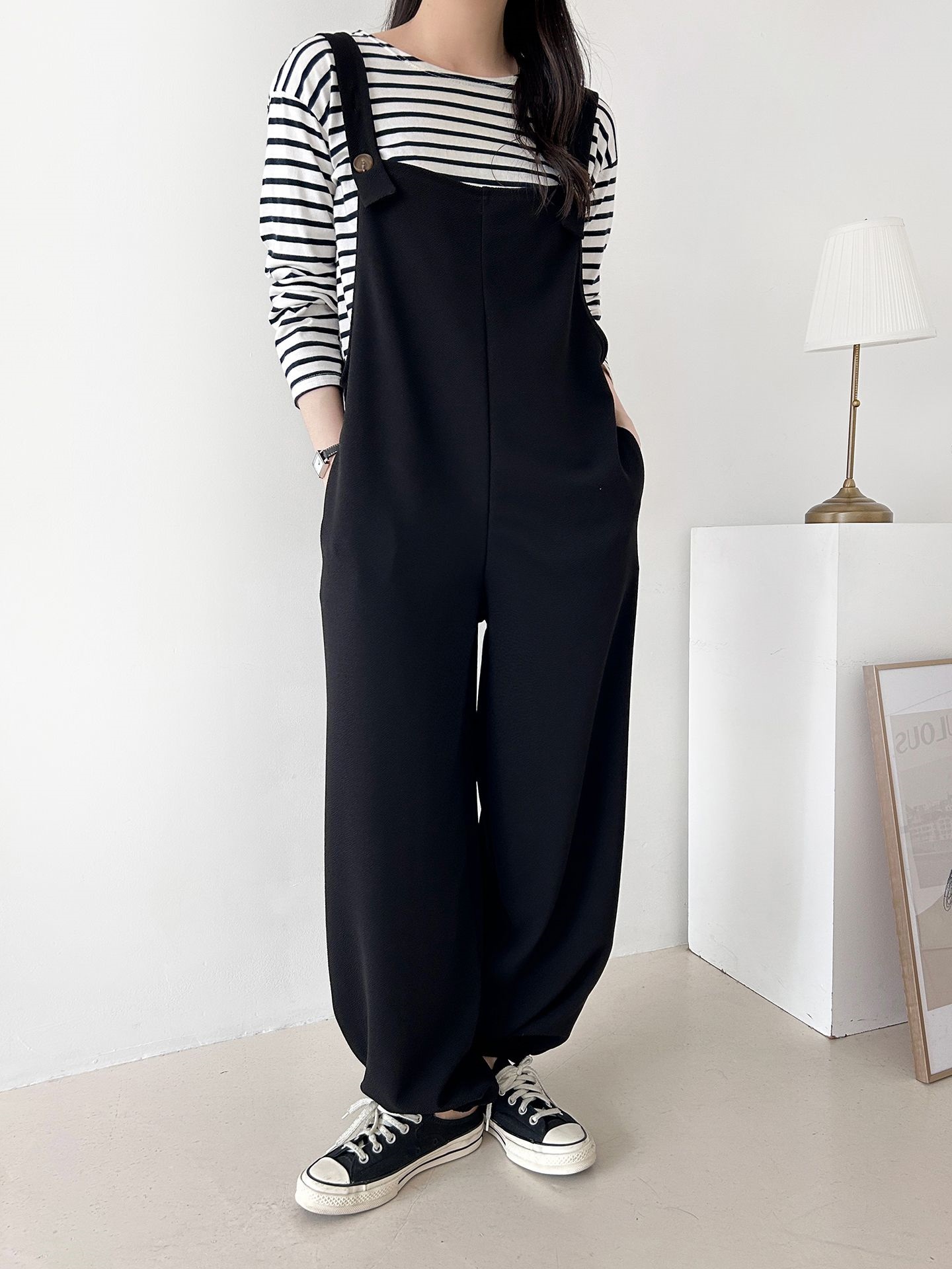 ボタンポケットジョガーオールインワン | 詳細画像13