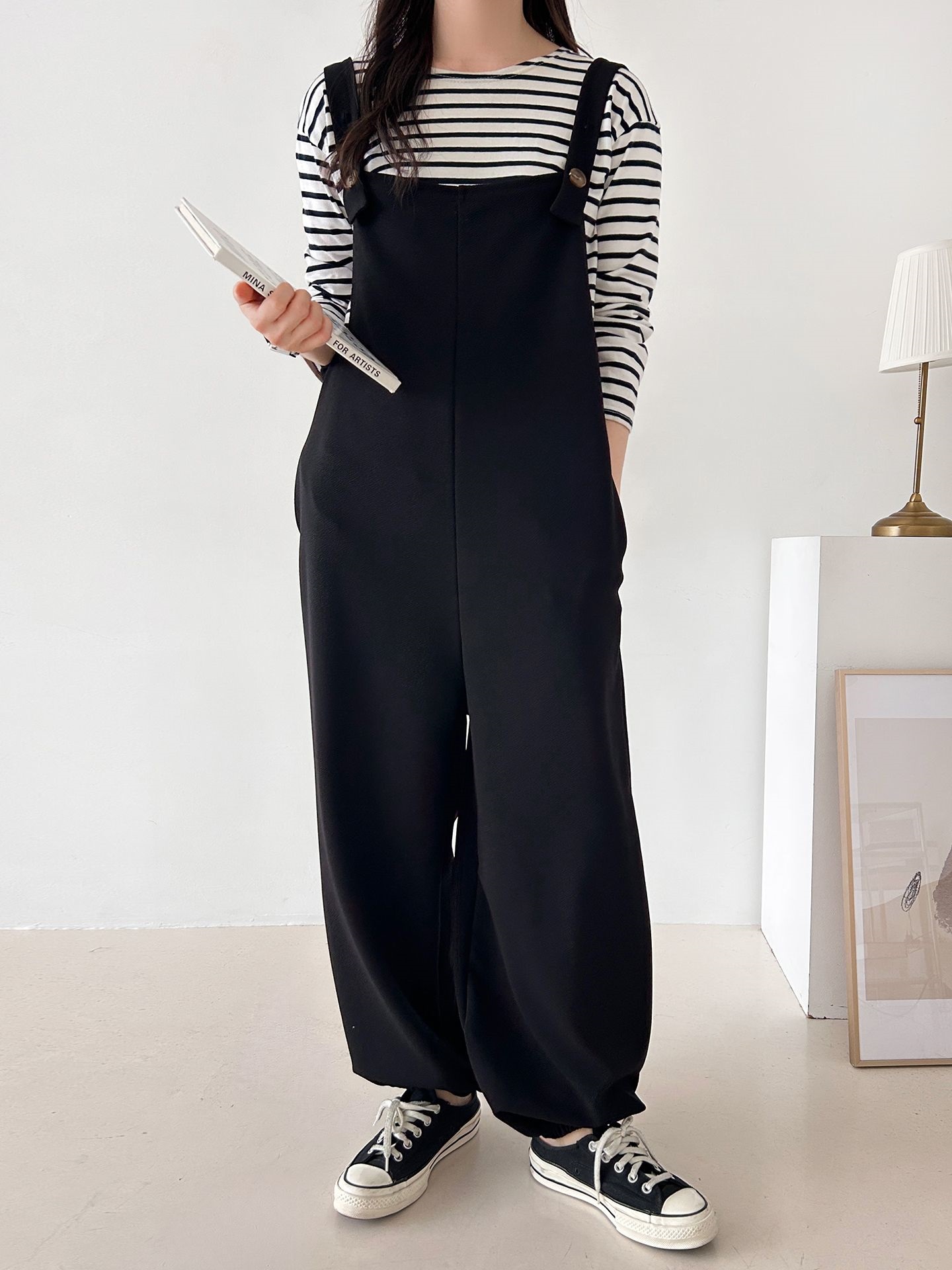 ボタンポケットジョガーオールインワン | 詳細画像23