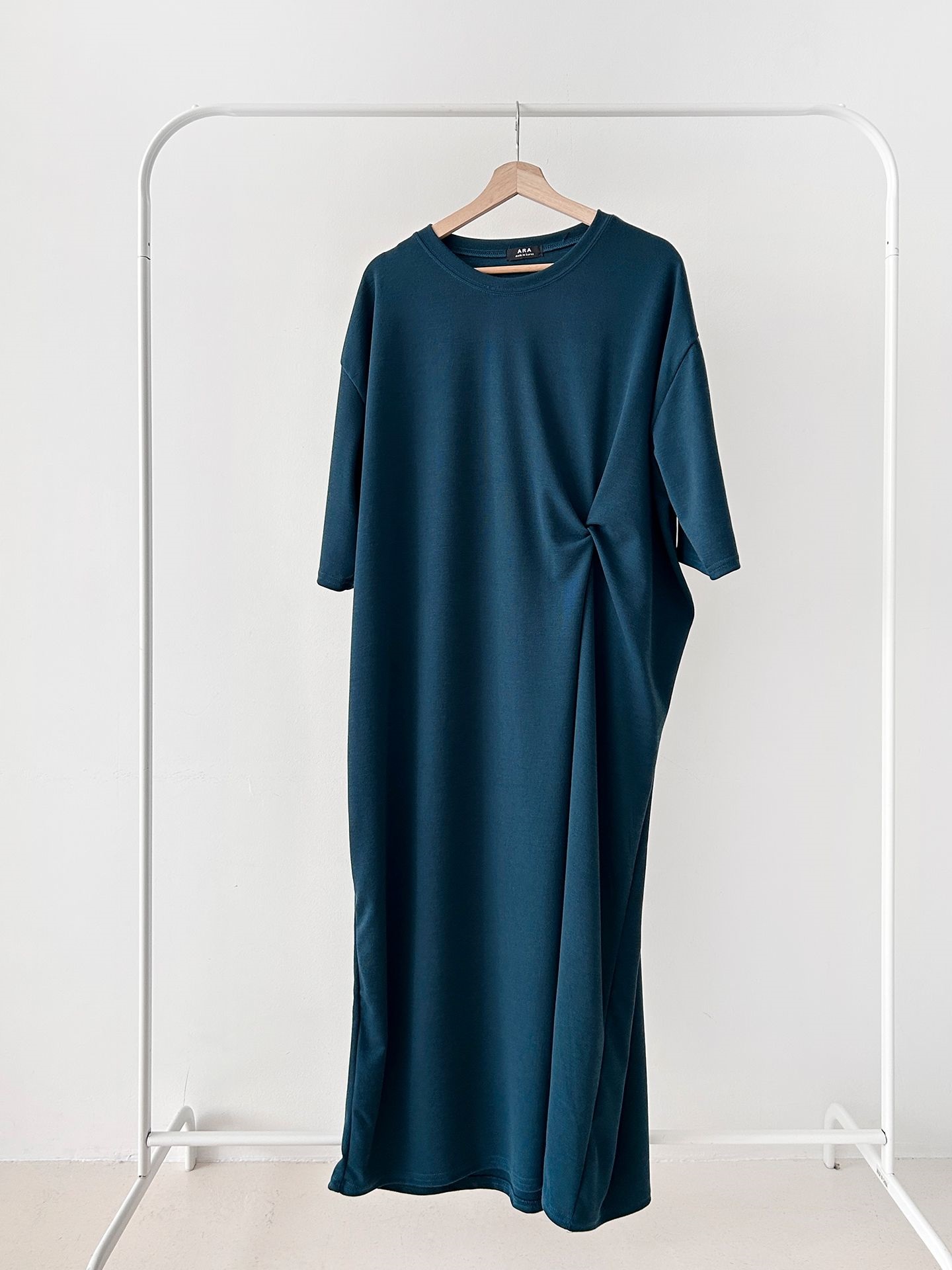 ラウンドネックロングツイスト5分丈ワンピース | 詳細画像36