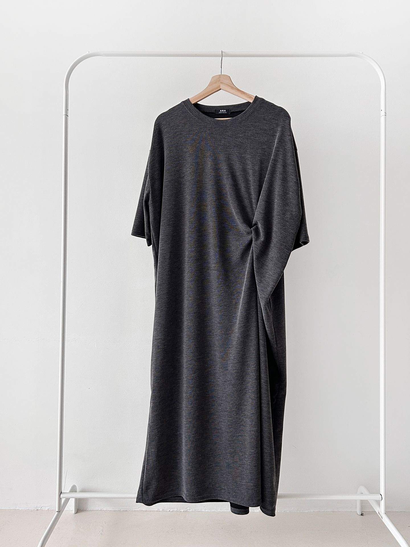 ラウンドネックロングツイスト5分丈ワンピース | 詳細画像39