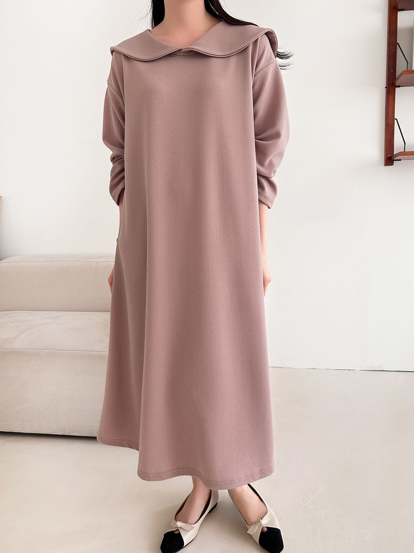 セーラーカラー長袖ワンピース | 詳細画像20