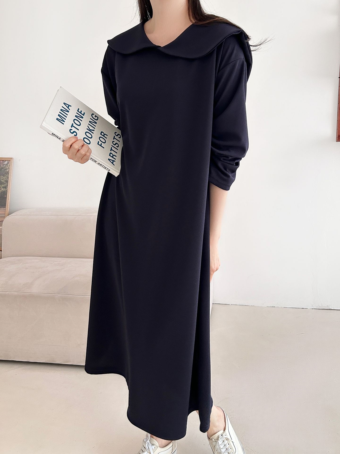 セーラーカラー長袖ワンピース | 詳細画像32