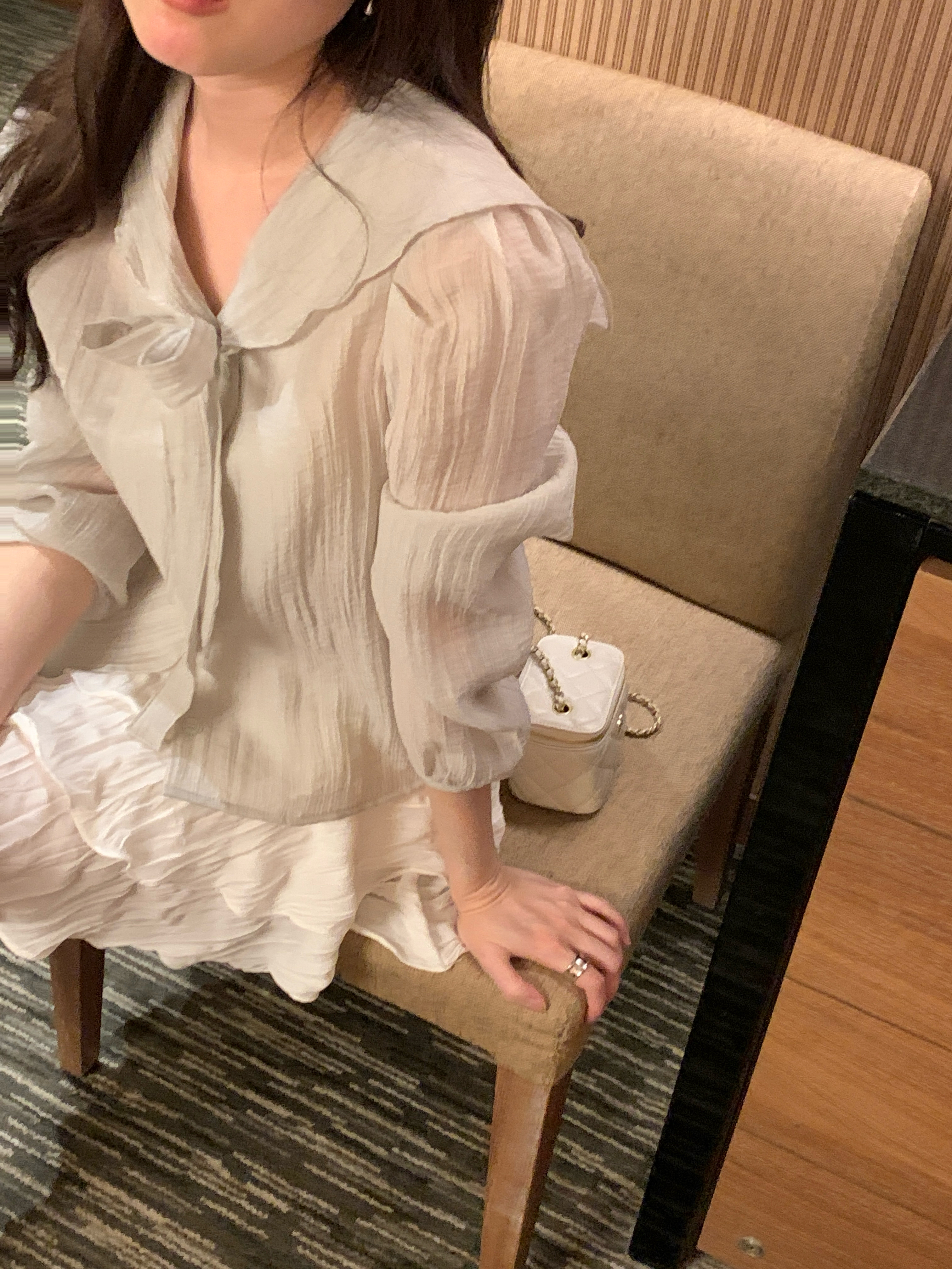 セーラーカラーブラウスストラップ付 | 詳細画像8