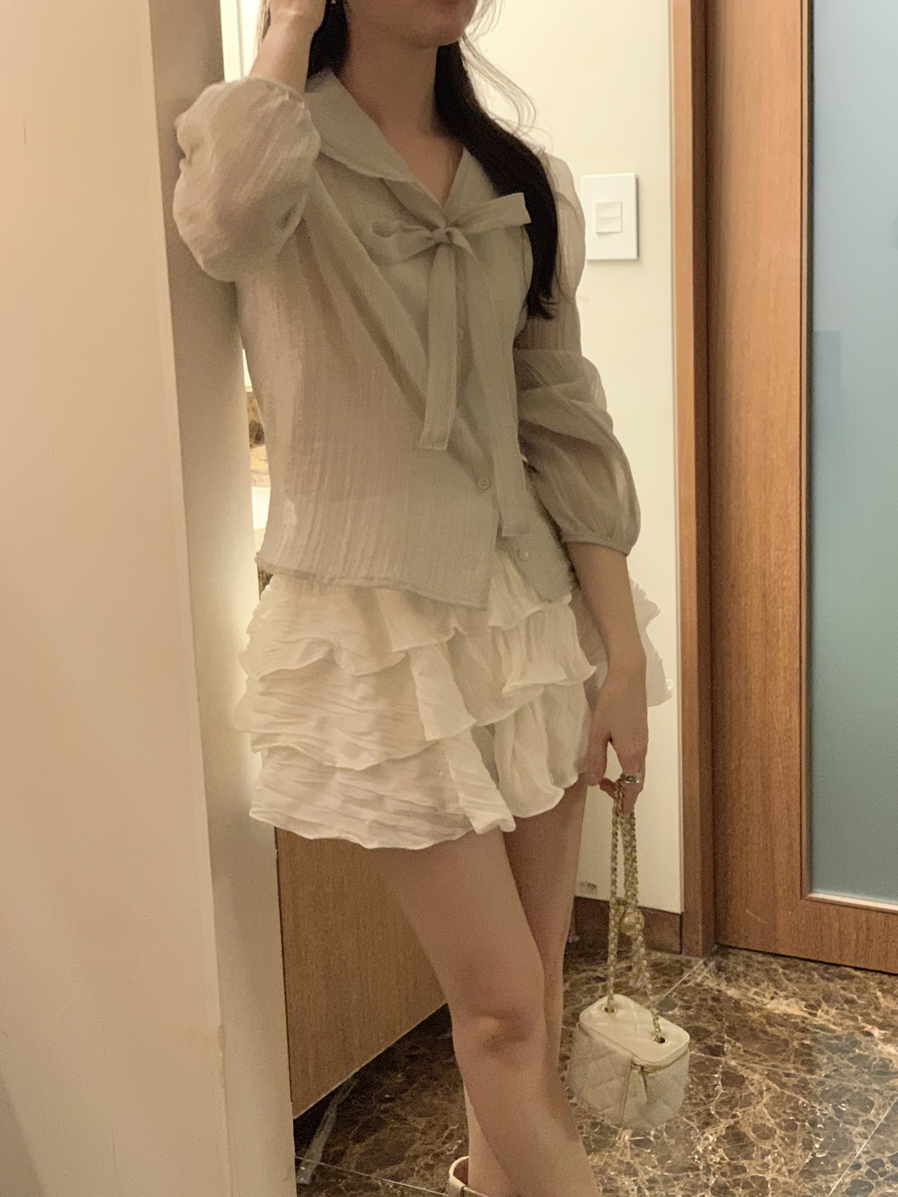 セーラーカラーブラウスストラップ付 | 詳細画像17