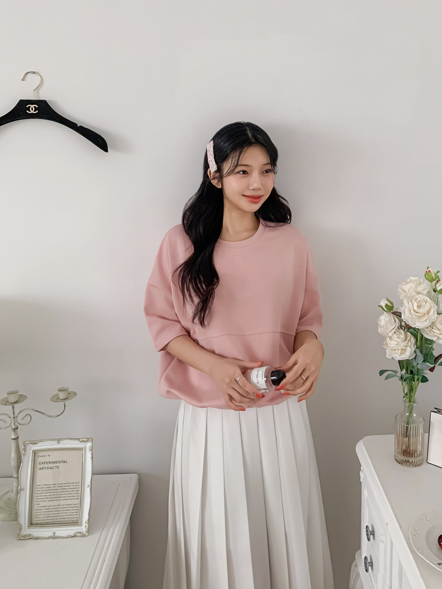 ラウンドネックゴムパッチライン半袖スウェット | 詳細画像20