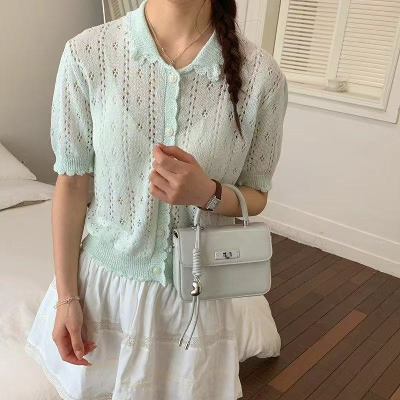 レザー調グロスノットDリング無地ショルダーバッグストラップセット(バックルあり) | 詳細画像10