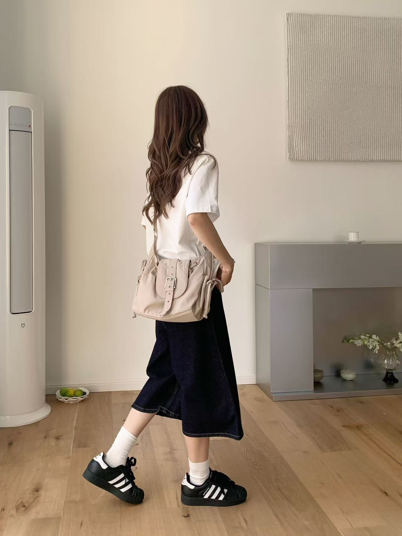 ナイロンベルトドローストリングポケットショルダーバッグ | 詳細画像16