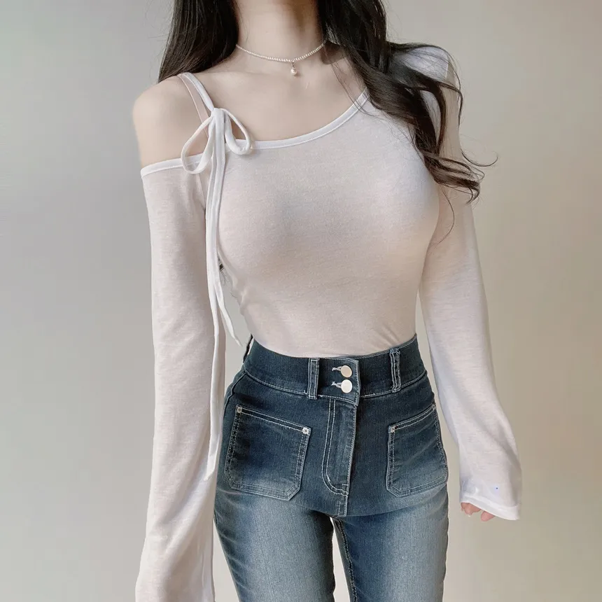 ウール混ボクシールーズVネックカーディガン | mirangmirang | 詳細画像43