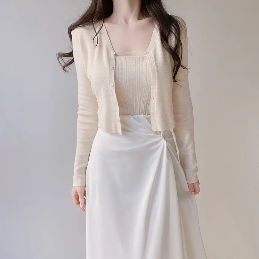 シルキーツイストフレアロングウエストゴムスカート | mirangmirang | 詳細画像25