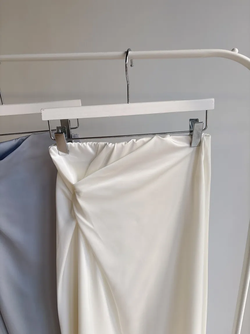 シルキーツイストフレアロングウエストゴムスカート | mirangmirang | 詳細画像44