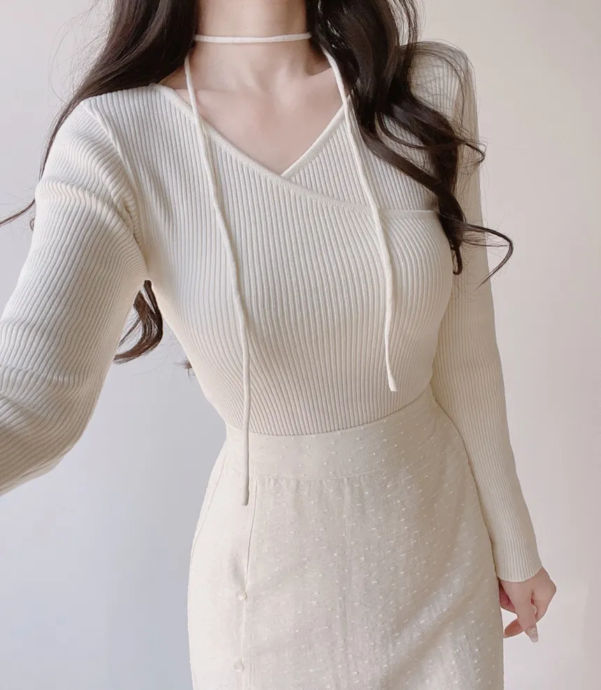 スリットバックゴムレイヤード風フェイクボタン刺繍スカート | mirangmirang | 詳細画像13