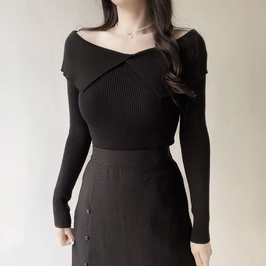 スリットバックゴムレイヤード風フェイクボタン刺繍スカート | mirangmirang | 詳細画像20