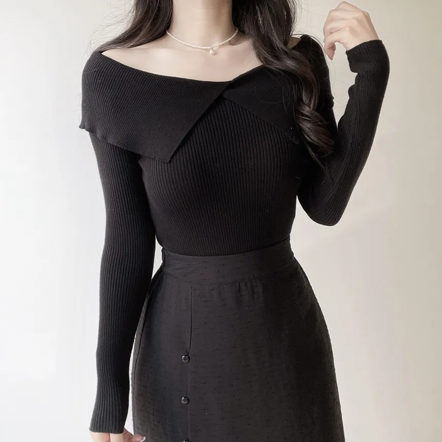 スリットバックゴムレイヤード風フェイクボタン刺繍スカート | mirangmirang | 詳細画像22