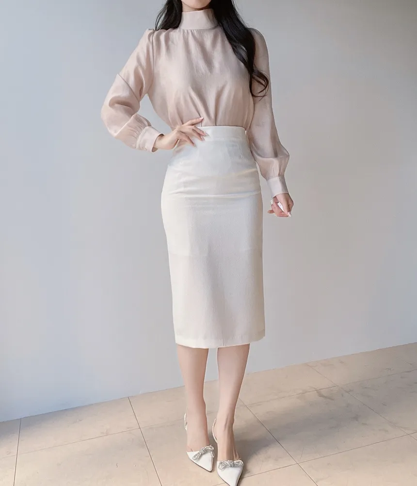 ツイードVネック肩パッドフェイクポケットジャケット | mirangmirang | 詳細画像10