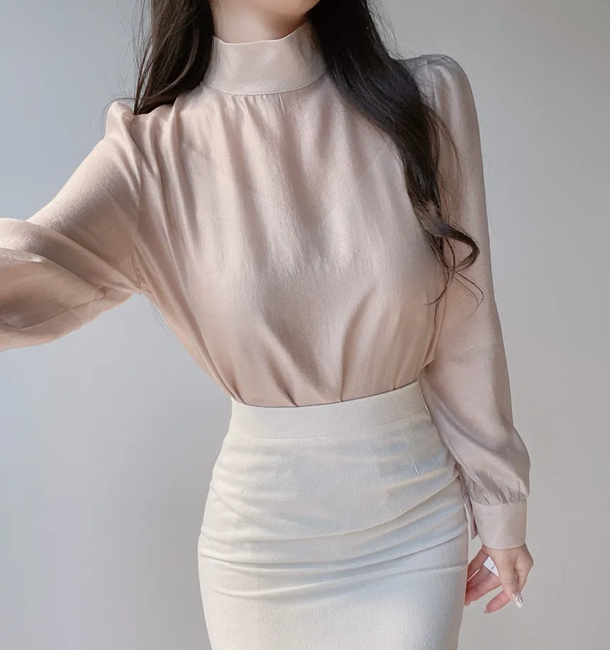 ツイードHラインミディスリットシンプルスカート | mirangmirang | 詳細画像25