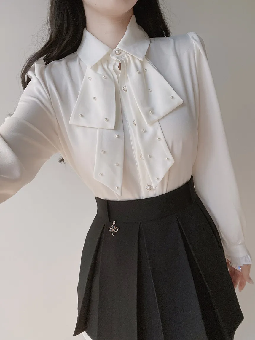 Vネックゴールドボタンクロップドフェイクポケットジャケット | mirangmirang | 詳細画像9