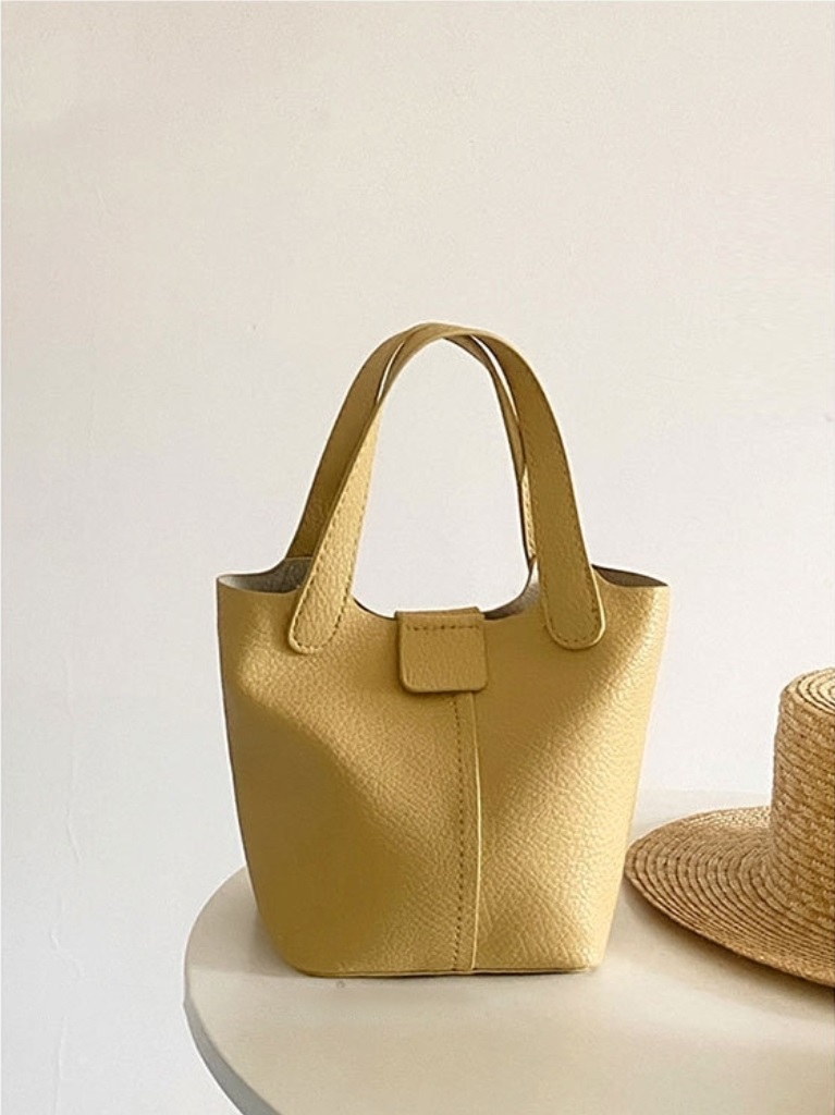 レザー調ラインDリングショルダーバッグストラップ付ポーチ付 | 詳細画像10