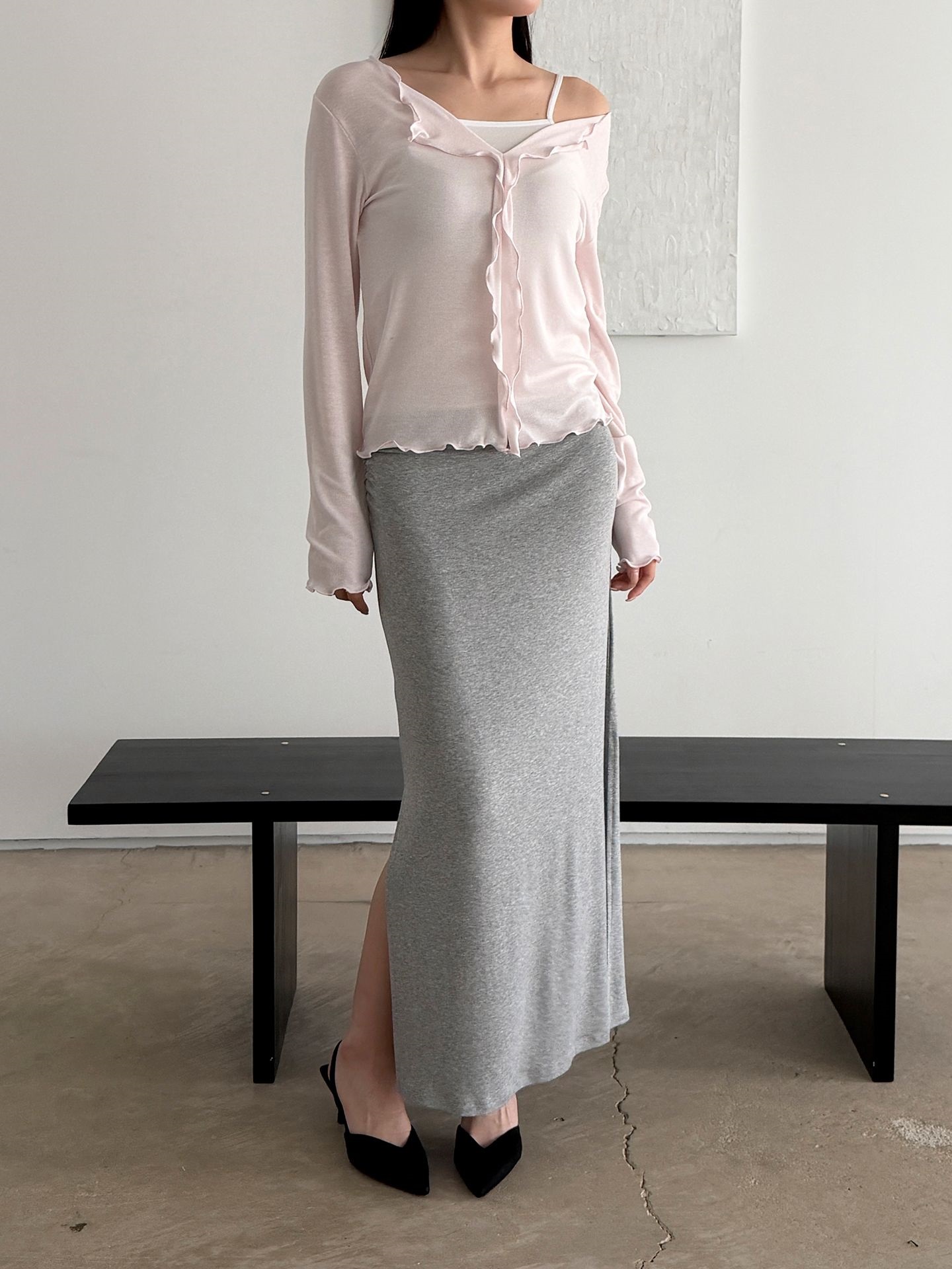 フリルベーシック長袖Tシャツ | 詳細画像5