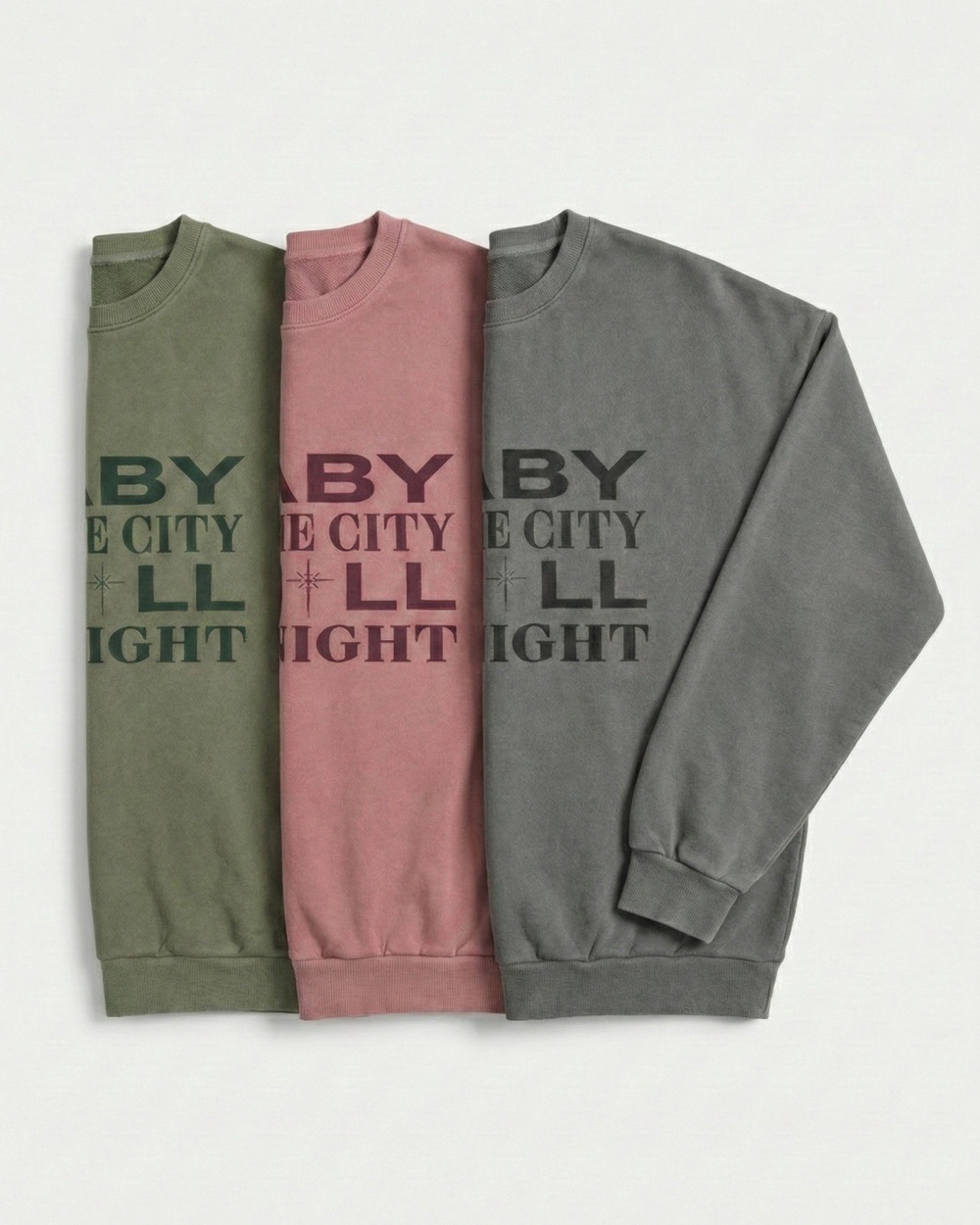 コットンラウンドネック長袖プリントスウェット | 詳細画像2