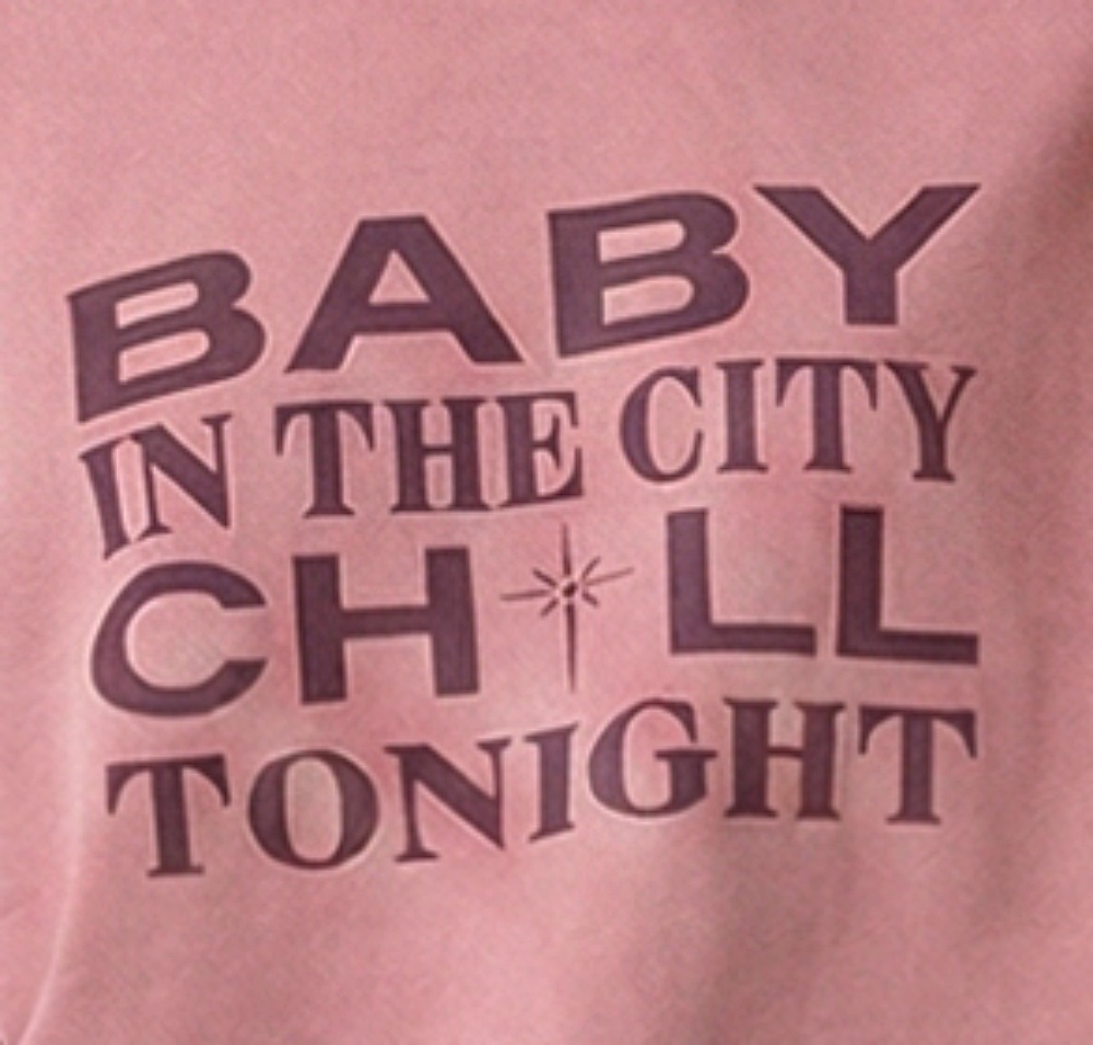 コットンラウンドネック長袖プリントスウェット | 詳細画像9