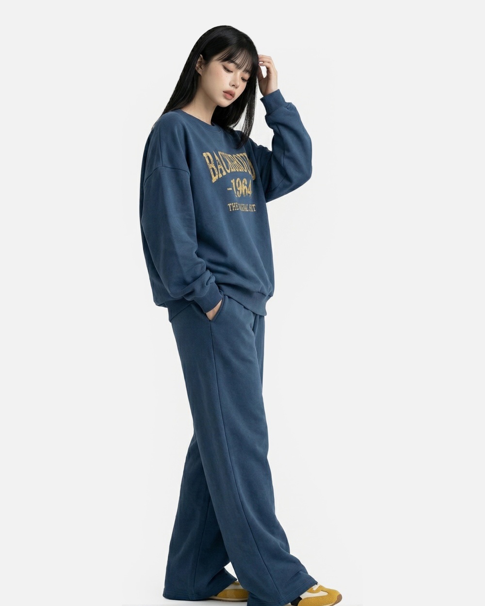 ラウンドネックプリントスウェット | 詳細画像8