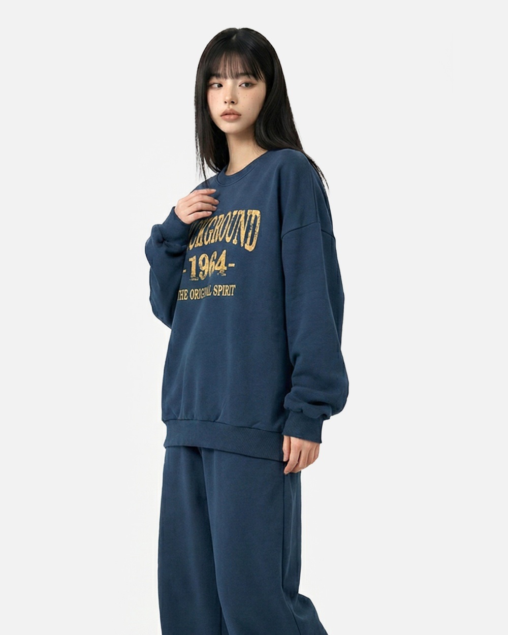 ラウンドネックプリントスウェット | 詳細画像11