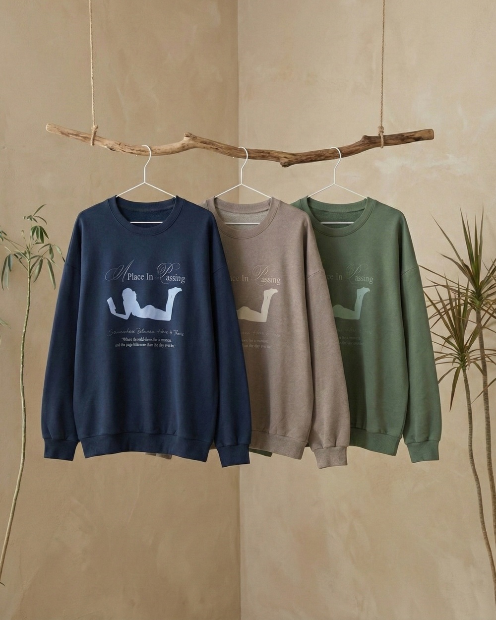 ラウンドネックオーバーサイズビッグプリントスウェット | 詳細画像2