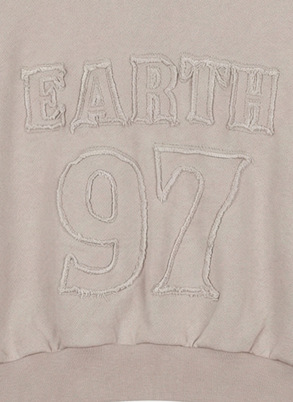 コットンラウンドネッククロップドオーバーサイズレタリングスウェット | 詳細画像13