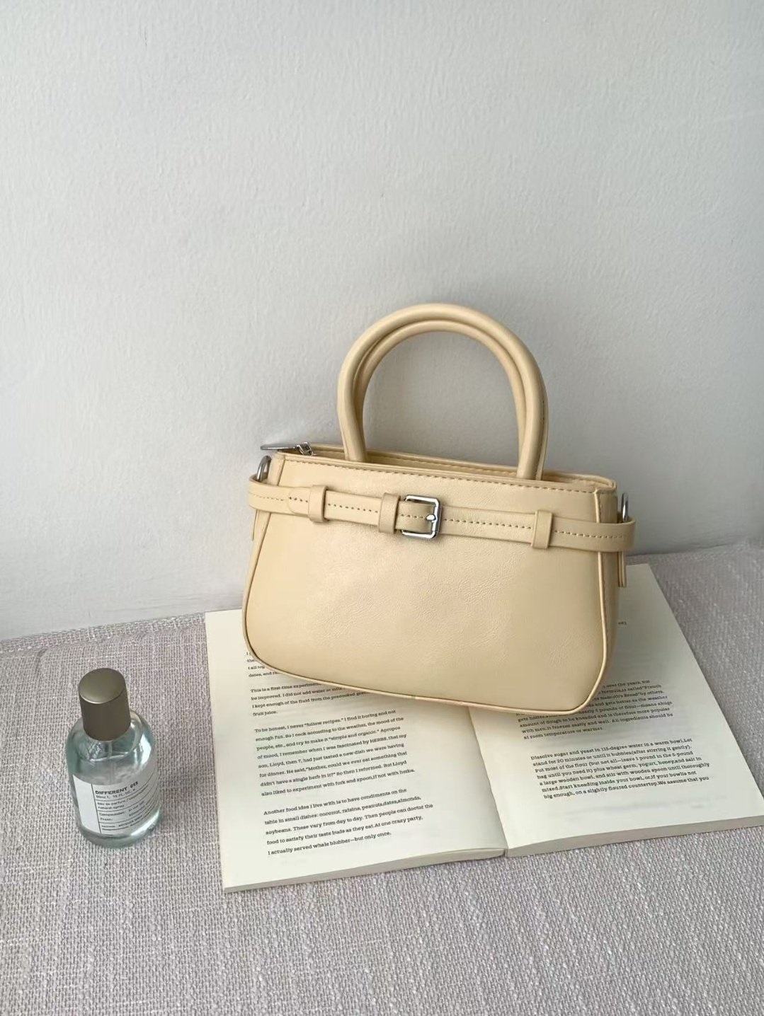 レザー調ベルトショルダーバッグストラップセット(バックルあり) | 詳細画像9