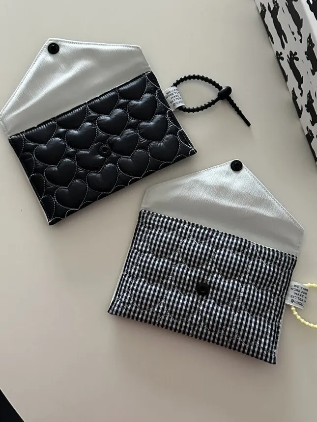 キルト風チェックポーチ | whosbag | 詳細画像1