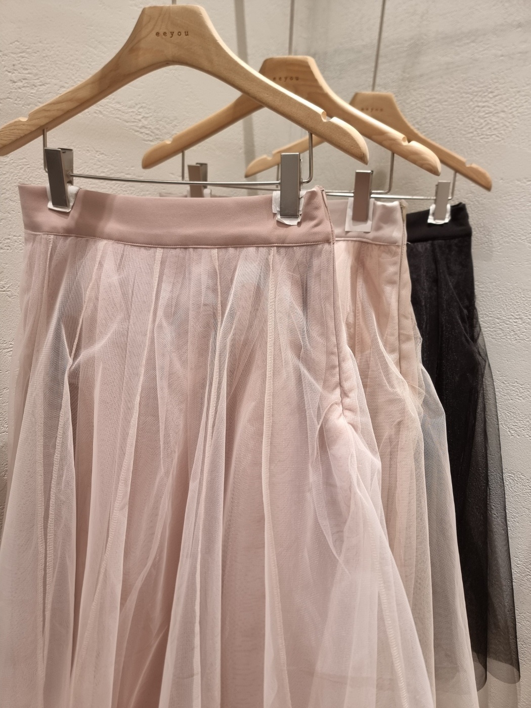 レースチュールコンビロングフレアAラインスカート | 詳細画像20