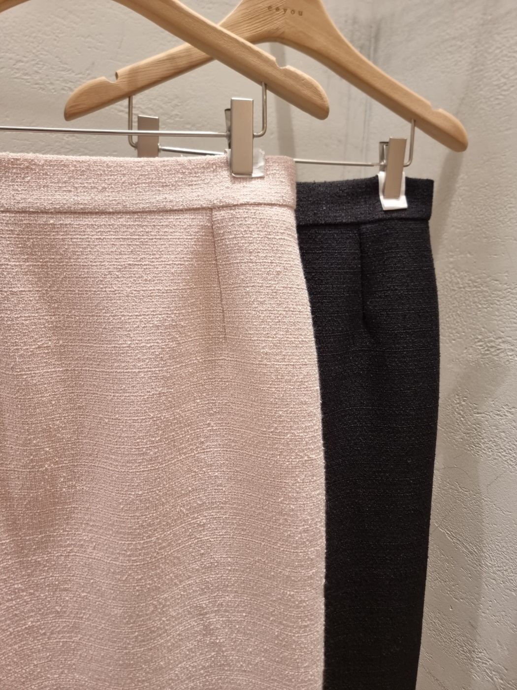 ツイードスリットラインスリムHライン(ロング丈)ヒドゥンジッパースカート | 詳細画像16