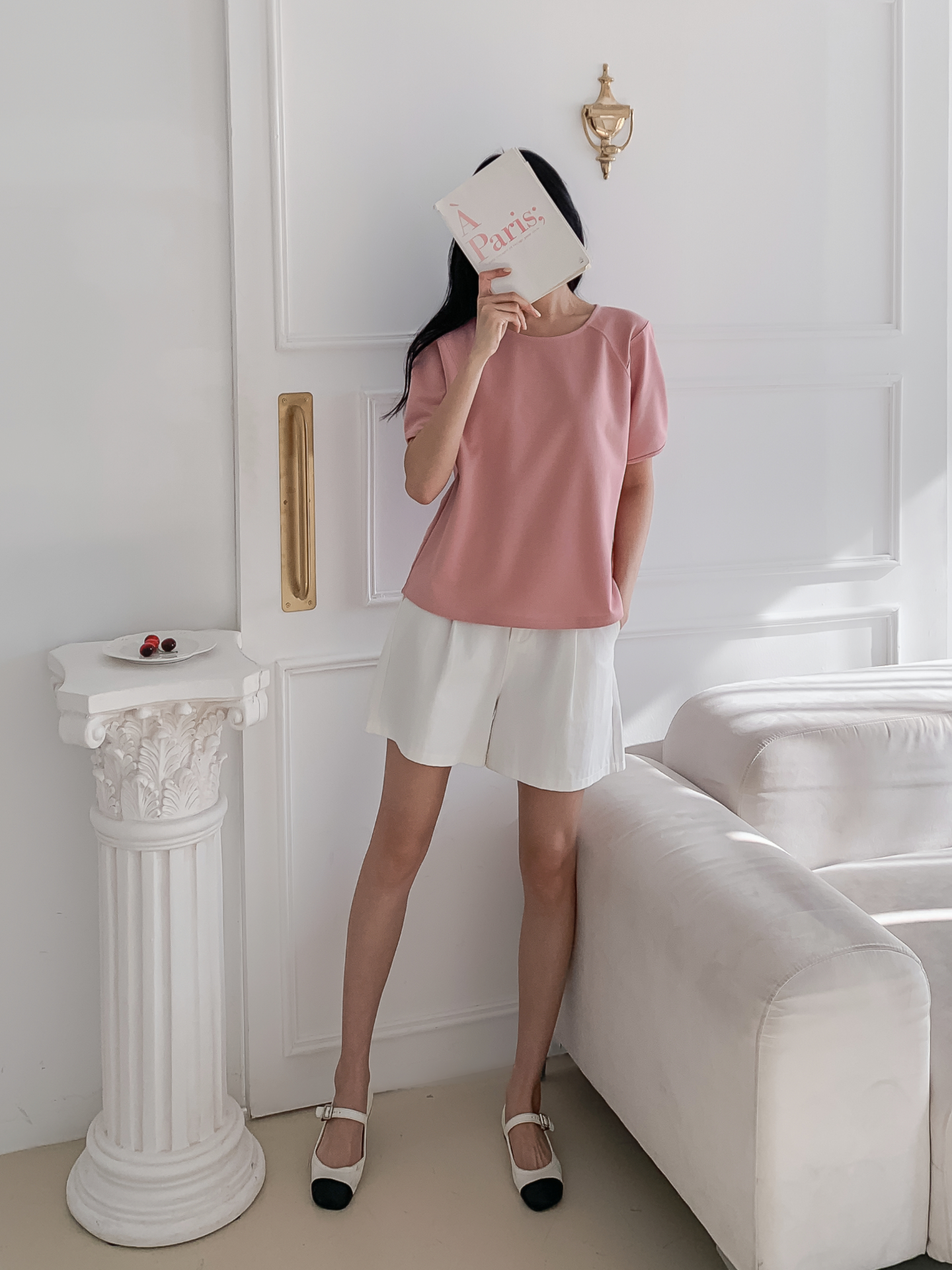 ラウンドネックラインベーシック半袖Tシャツ | 詳細画像7