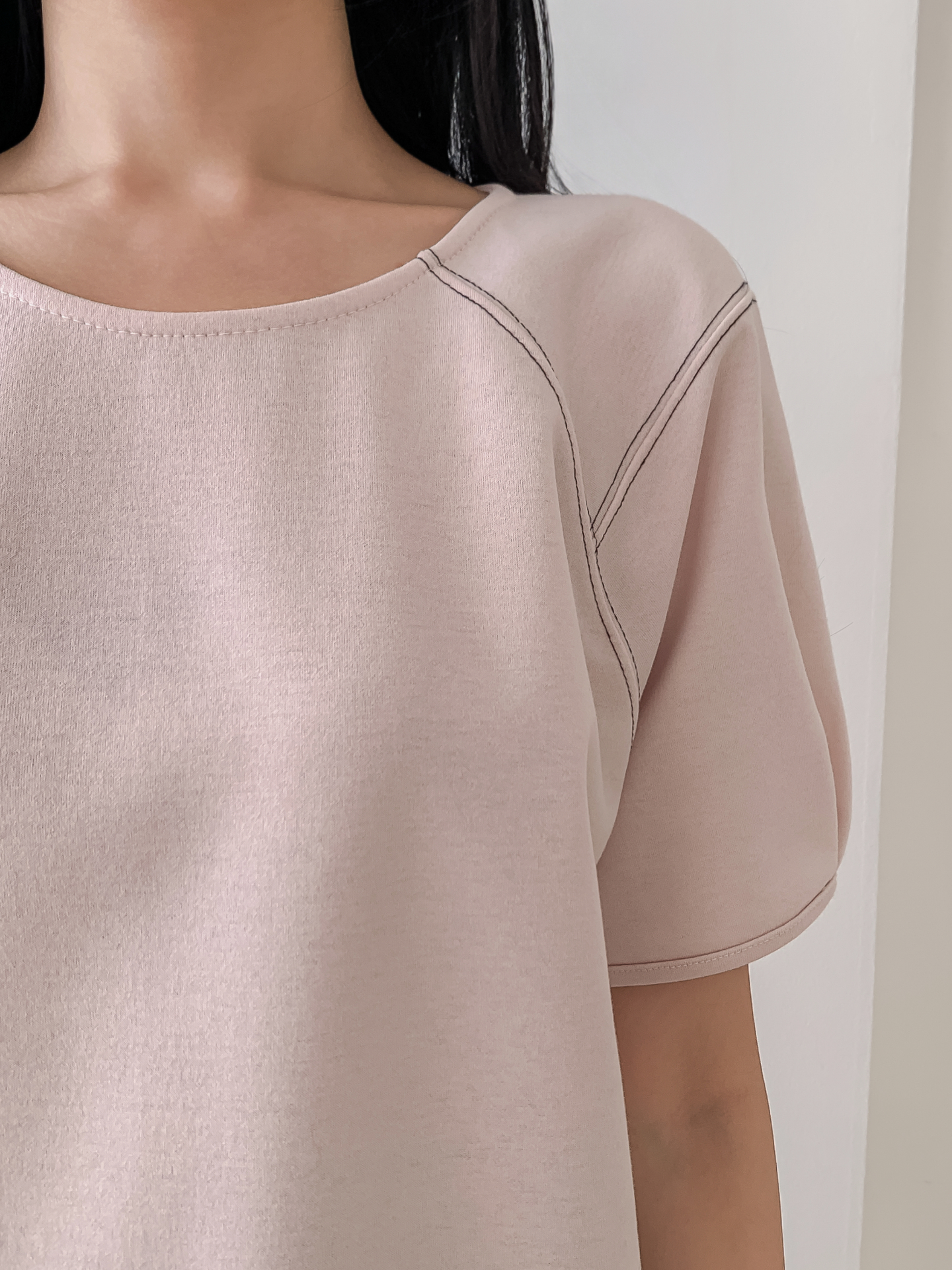 ラウンドネックラインベーシック半袖Tシャツ | 詳細画像29