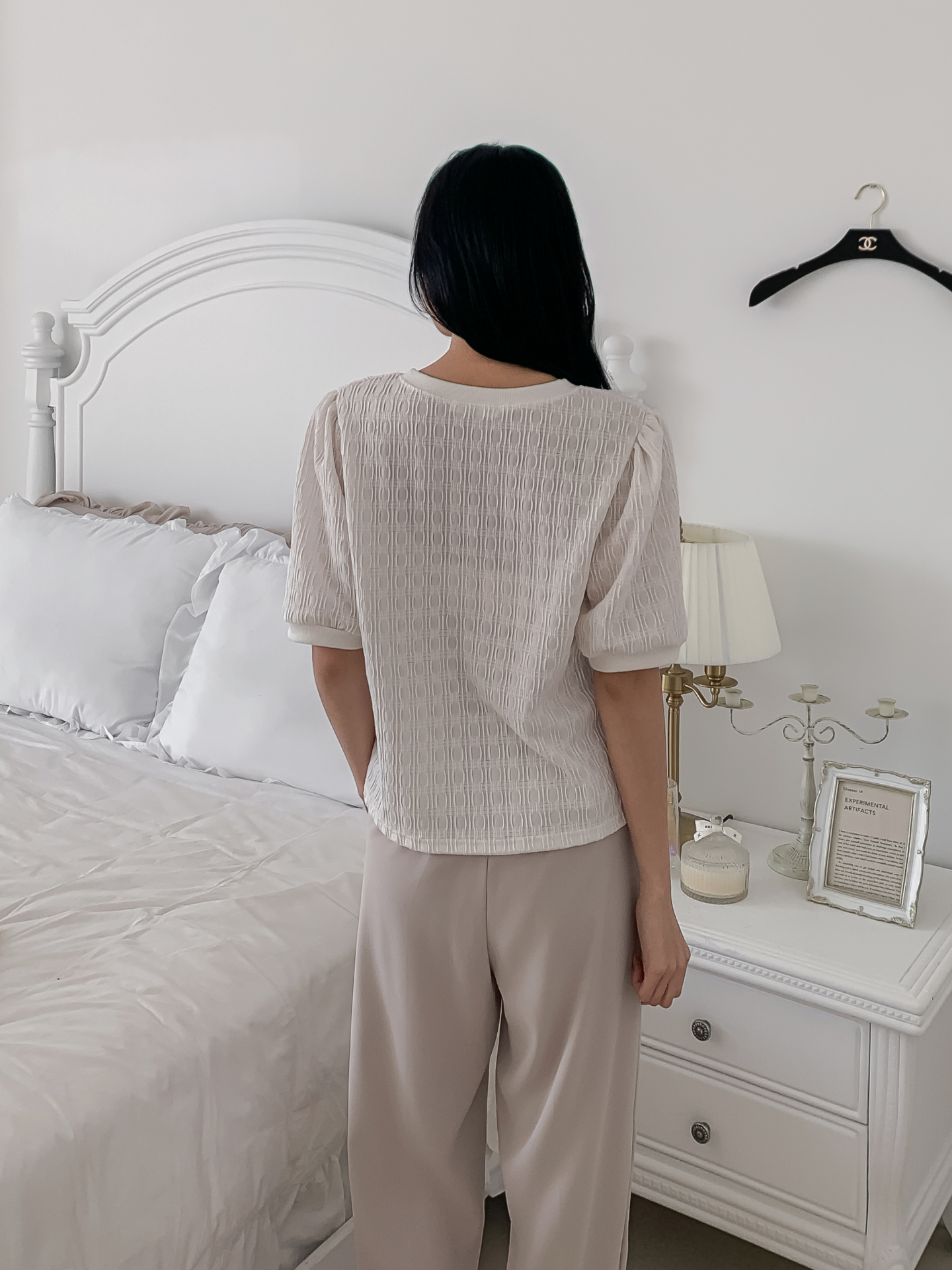 ラウンドネックベーシック半袖ブラウス | 詳細画像8