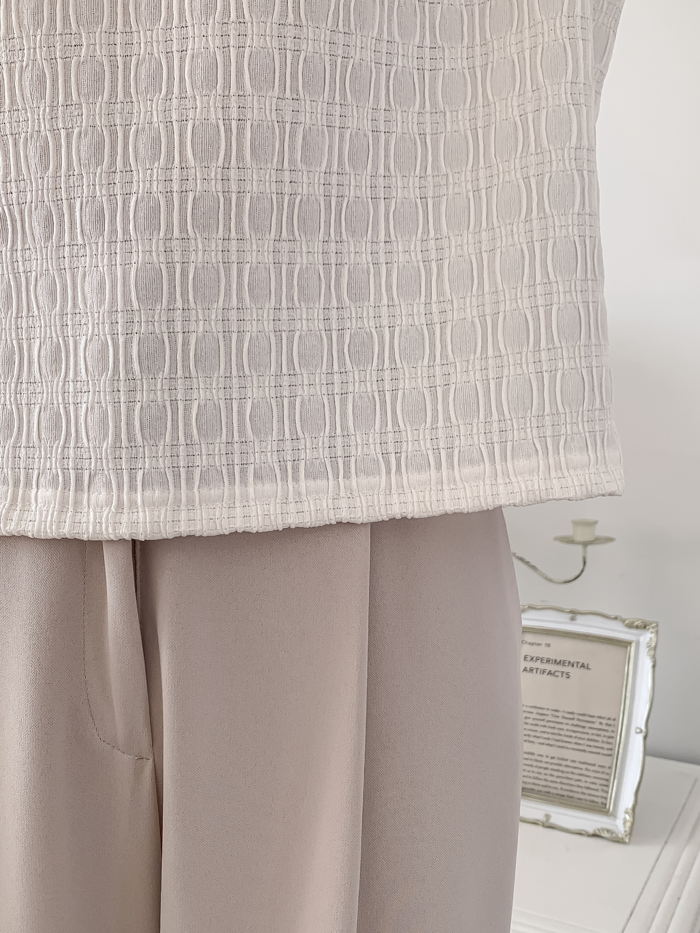 ラウンドネックベーシック半袖ブラウス | 詳細画像18