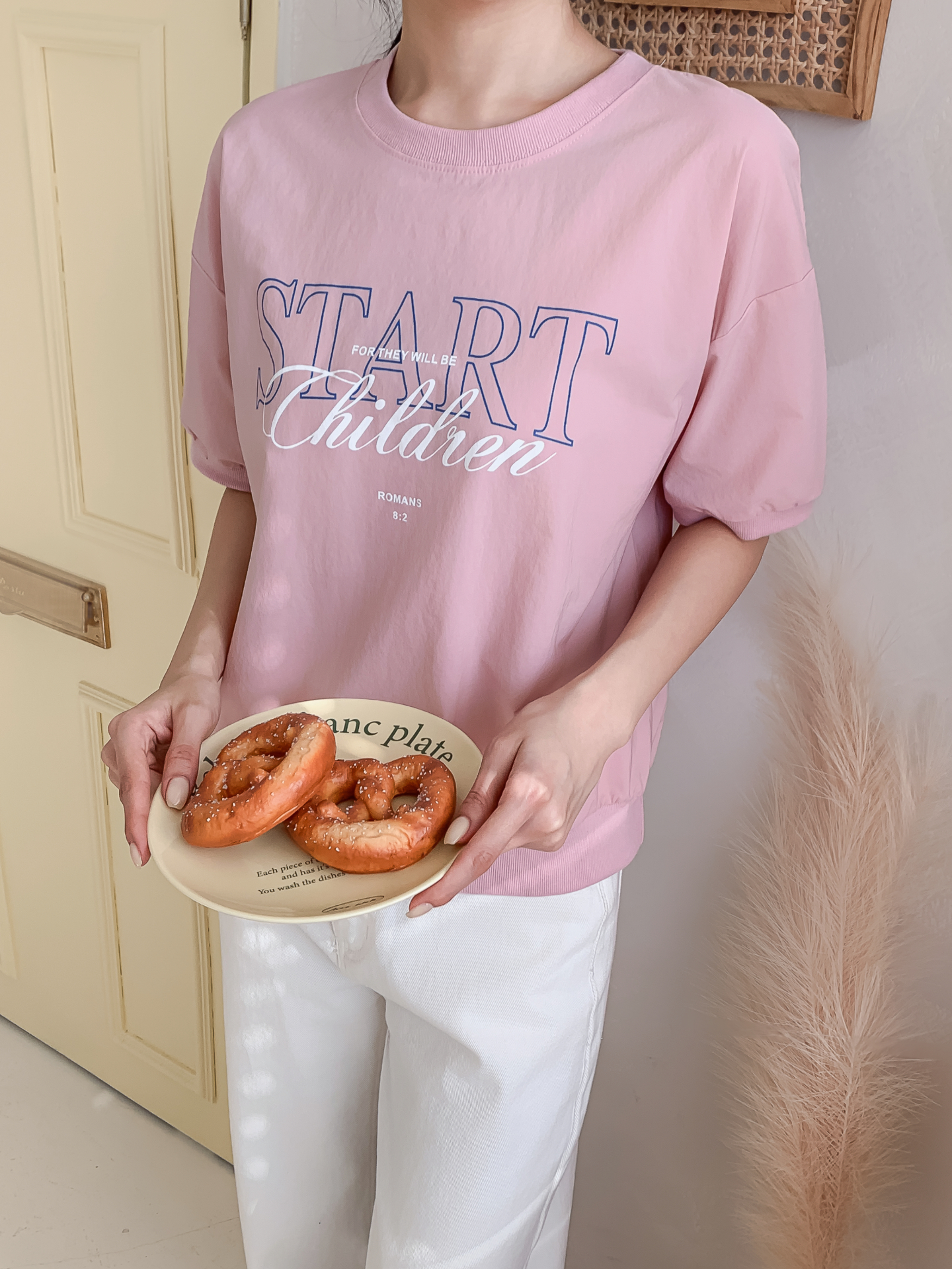 ラウンドネックベーシック半袖ロゴスウェット | 詳細画像21