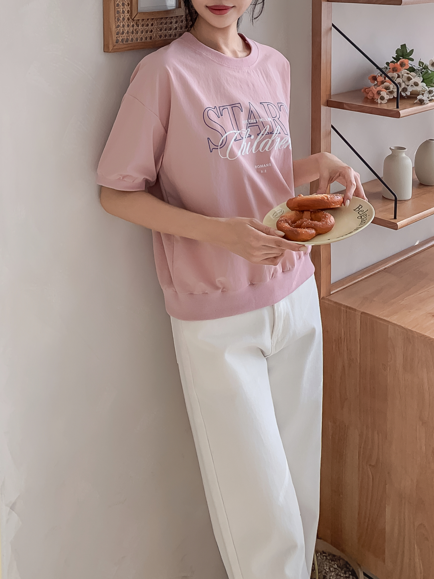 ラウンドネックベーシック半袖ロゴスウェット | 詳細画像22