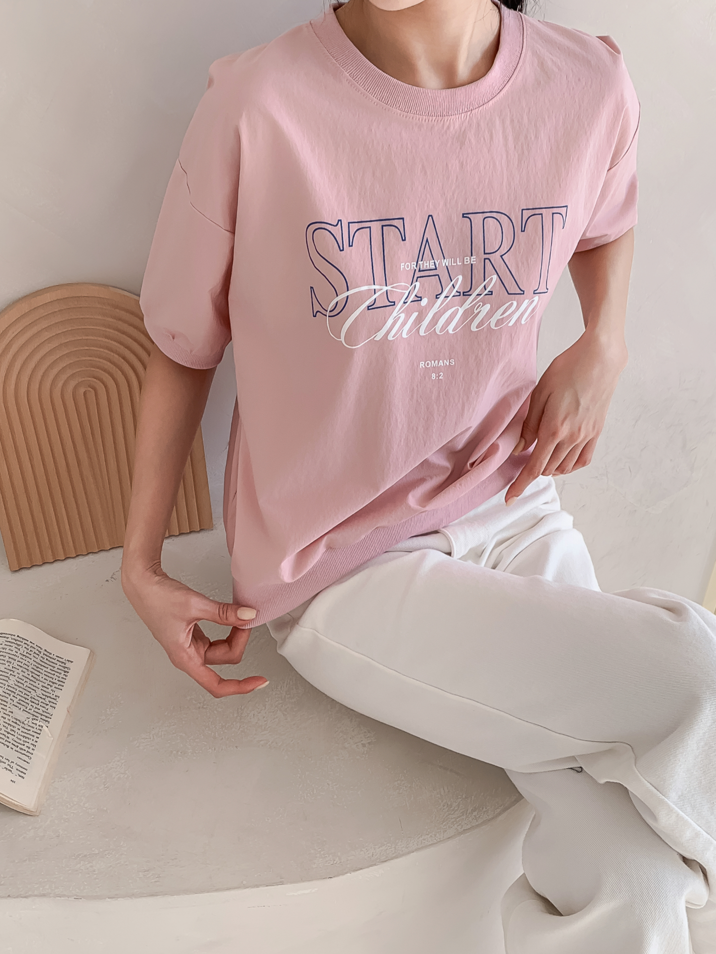 ラウンドネックベーシック半袖ロゴスウェット | 詳細画像33