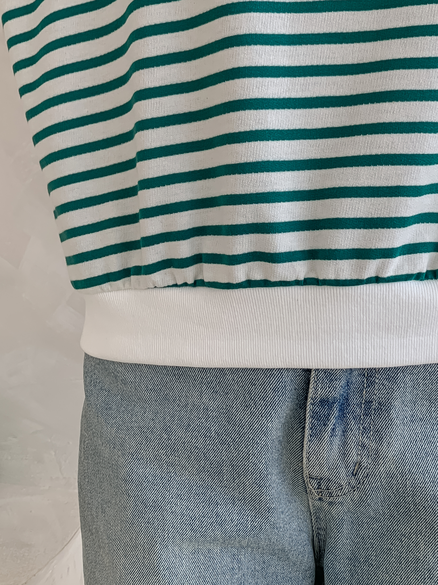 ラウンドネックベーシック半袖ロゴボーダー配色スウェット | 詳細画像17