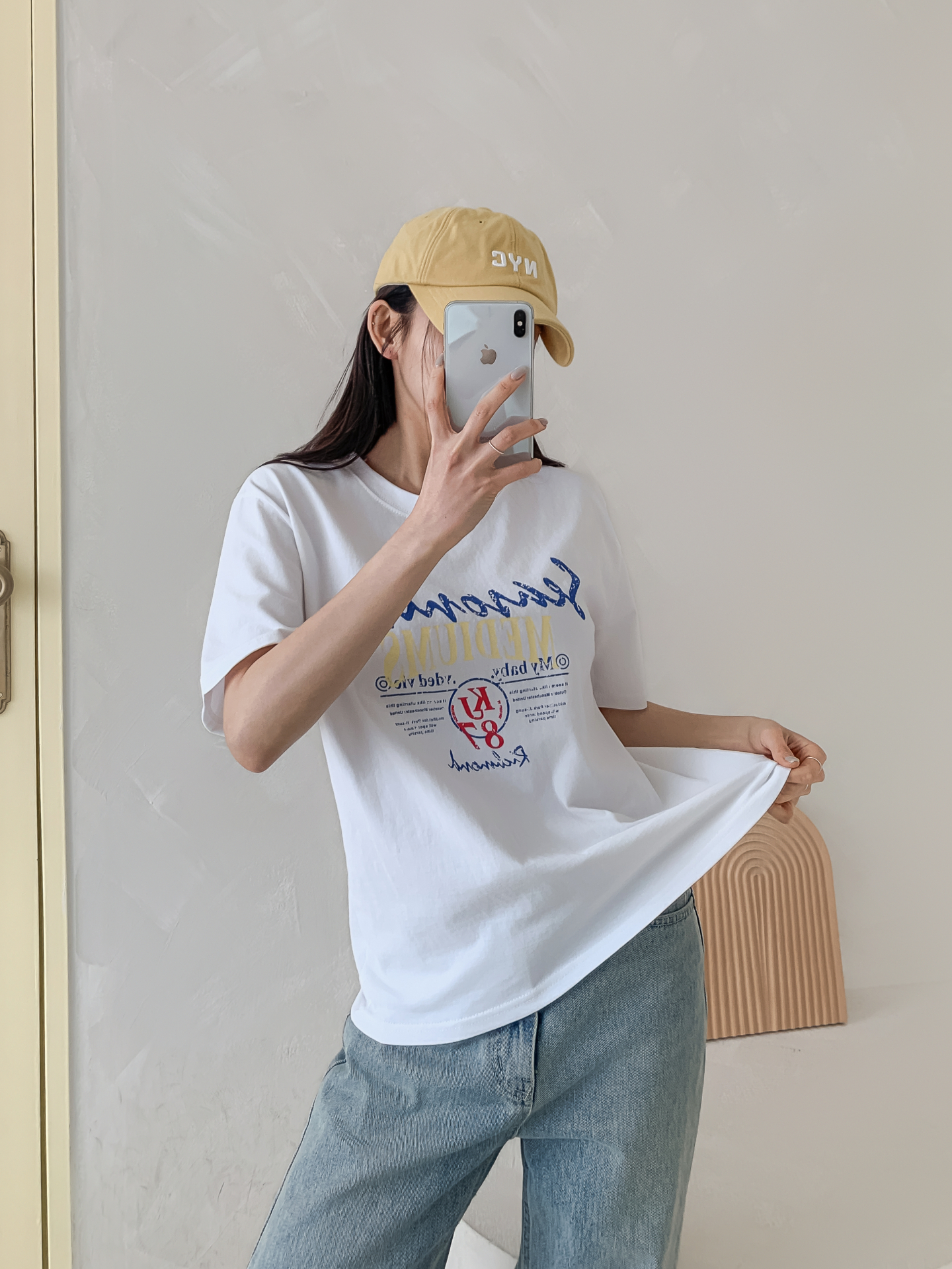 ラウンドネックベーシック半袖ロゴTシャツ | 詳細画像9