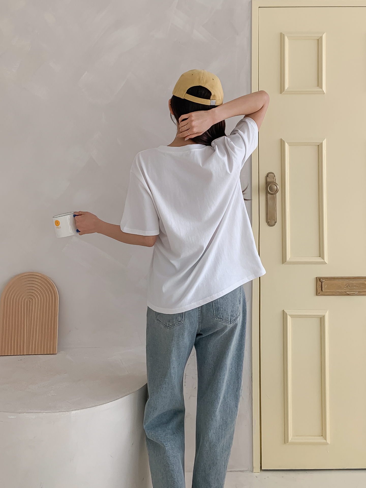 ラウンドネックベーシック半袖ロゴTシャツ | 詳細画像7