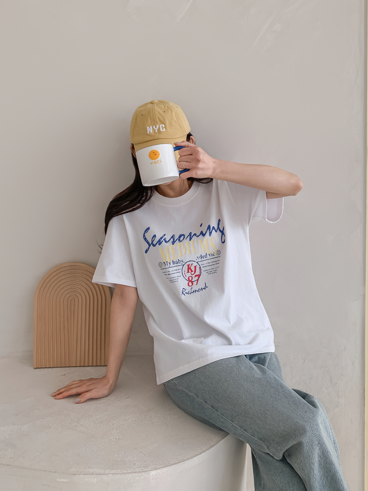 ラウンドネックベーシック半袖ロゴTシャツ | 詳細画像20