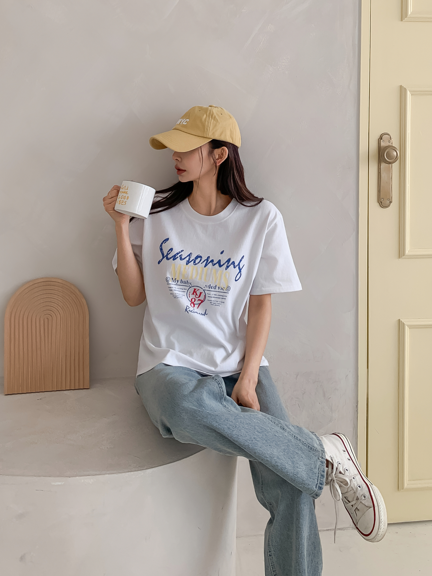 ラウンドネックベーシック半袖ロゴTシャツ | 詳細画像21